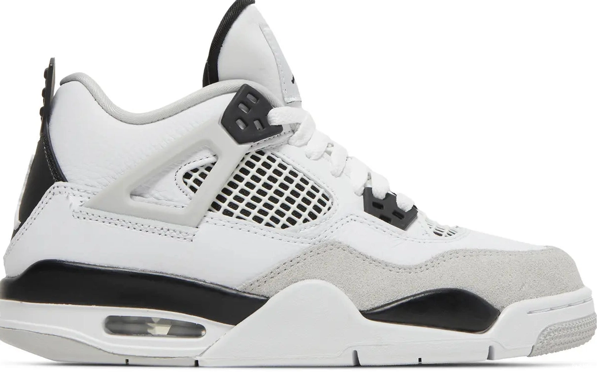 Black Military Jordan GS Retro 4 Air 0519